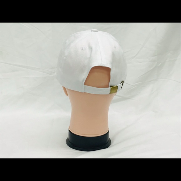 NYC Bling Fashion Rhinestones Studs Golfer Hat Baseball Cap
White - Picture 5 of 5